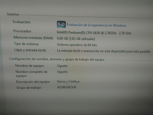 Imagen 4 de 6 de Lenovo Thinkcentre M72z All In One 2.7 Ghz