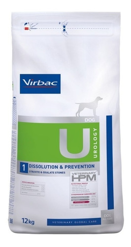 Imagen 1 de 2 de Alimento Virbac Veterinary HPM Urology Dissolution & Prevention para perro adulto todos los tamaños sabor mix en bolsa de 12kg