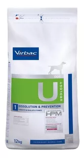 Alimento Virbac Veterinary HPM Urology Dissolution & Prevention para perro adulto todos los tamaños sabor mix en bolsa de 12kg