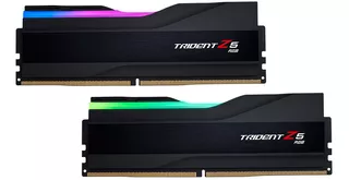 Memoria RAM Trident Z5 RGB gamer color negro 32GB 2 G.Skill F5-6000J3636F16GX2-TZ5RK
