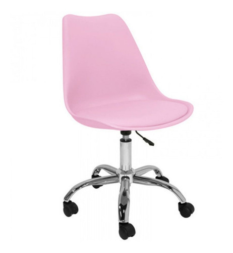 Silla Eames De Escritorio Rosa