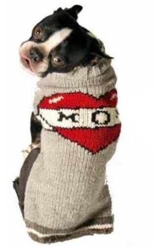 Chilly Dog Tattooed Mom Dog Sweater Pequeño