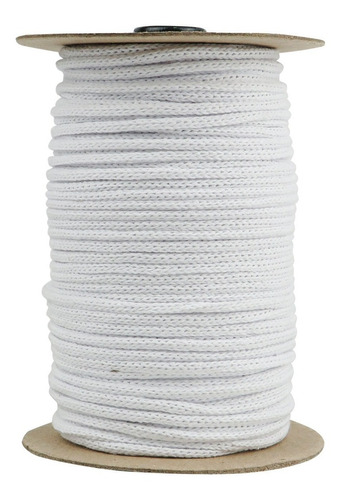 Hilo Cordon Sin Relleno De Algodon 4x3mm X100 Metros Macrame