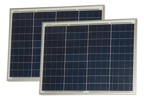 Oferta Pack X 2 Panel Solar 50w Policristalino - Enertik