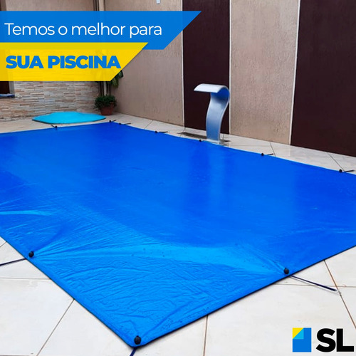 Imagem 2 de 6 de Capa De Piscina Cobertura Resistente 300sl Micra 6x3 Mts