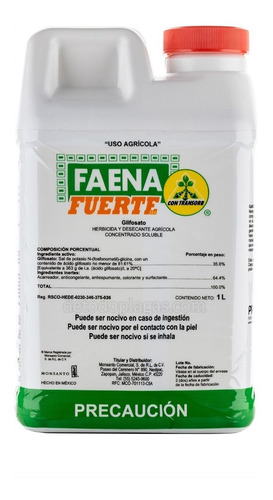 Herbicida Faena Fuerte De Litro 