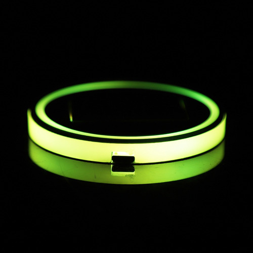 Portavasos Led, 2 Unidades, Almohadilla Solar Rgb, 7 Colores