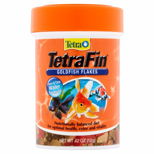 Alimento Tetra Fin Goldfish 12g Escamas Agua Fría Carassius