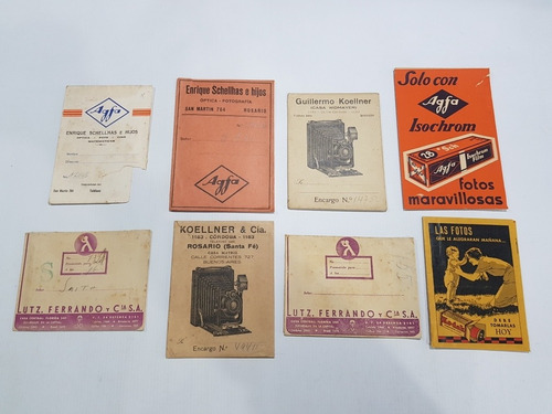 Imagen 9 de 10 de Antigua Fotografía Sobres Estuches Negativos Lote Mag 58646
