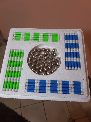 2 X Juego Imanes Construcción Didáctico 118, Magnetic + Envi