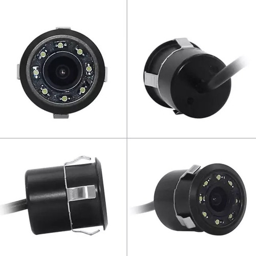 Imagen 6 de 7 de Cámara De Reversa Para Facia 8 Leds Universal Impermeable.