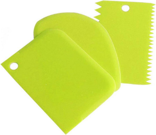 Juego De 3 Raspadores Para Tartas, Herramienta Más Suave Par