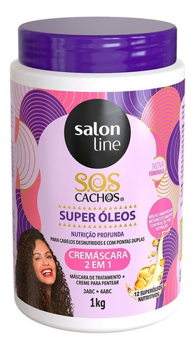 Salon Line Sos Cachos 2x1 Super Oleos Nutritivo 1kg