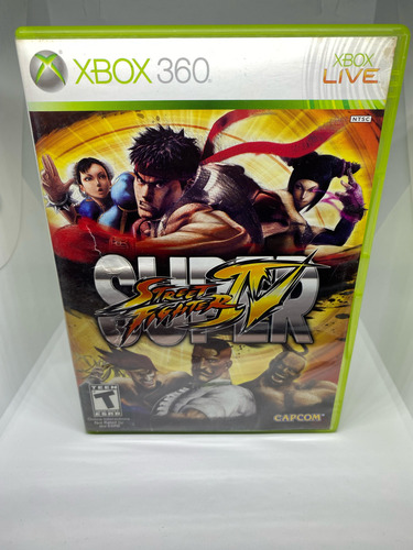 Jogo Xbox 360 Super Street Fighter Iv Mídia Física