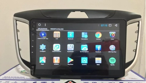 Imagem 2 de 7 de Kit Multimidia Hyundai Creta Pcd 2020 21 Android Tv Bt Wifi