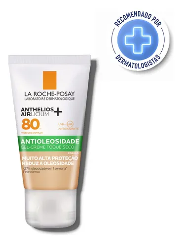 Protetor Solar Anthelios Airlicium+ Fps80 Cor 2.0 Em Gel Creme 40mL La Roche-Posay