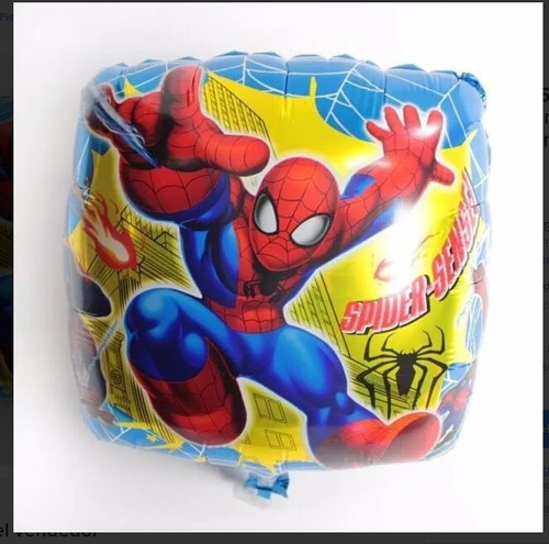 10globo Metalico Helio 18puLG/45cm Spaiderman