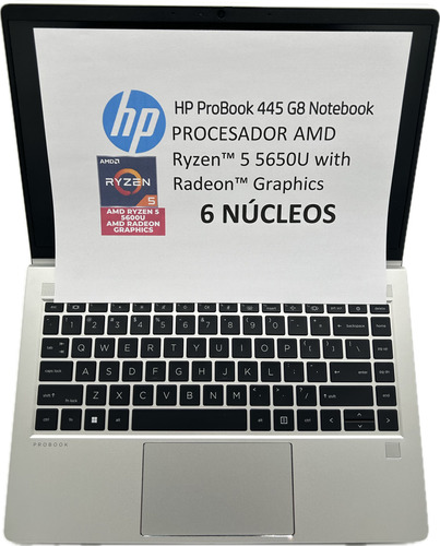 Hp Probook 445 G8 Ryzen5 5600u Amd 16gb Ram 512gb Ssd 14 Fhd (Reacondicionado)