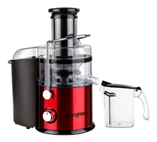 Extractor de jugos Bogner BJE02R rojo 110V/220V con accesorios