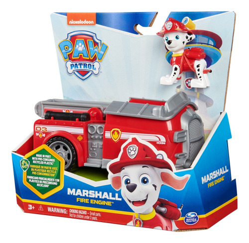 Paw Patrol 6069058 Vehículo Básico De Marshall Bombero
