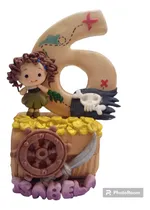 Comprar Vela En Porcelana Fria Hadas Piratas Tinkerbell