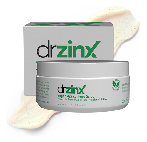 Dr Zinx Exfoliante Facial Y Mascarilla Vegana Con Enzima De 