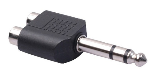 Adaptador Plug 6.5 Estereo A 2 Rca Hembra Conector Stereo