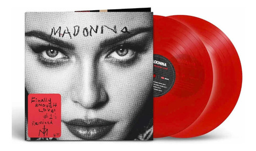 Madonna - Finally Enough Love - Lp Vinyl Rojo