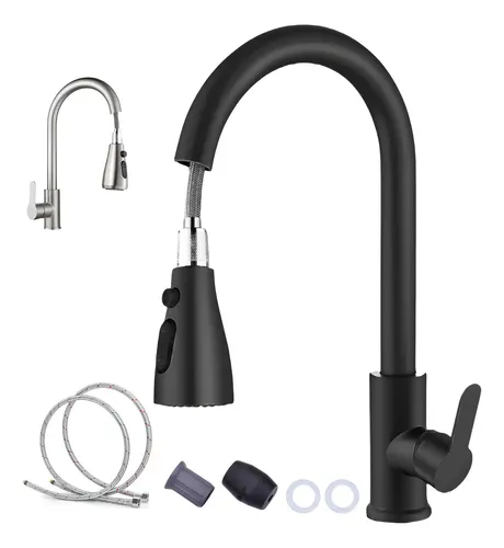 Grifo Mezclador Para Fregadero Flexible Llave De Cocina