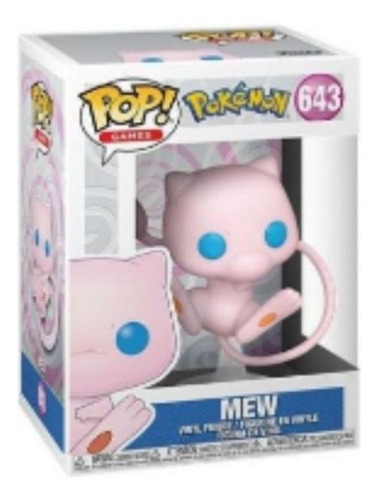 ¡Funko Pop! muñeca Pokémon Mew Games #643 Original Box