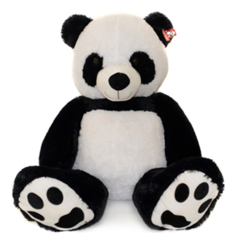 Oso Panda Peluche 80cm Suave Blando Grande - Rex Color Blanco