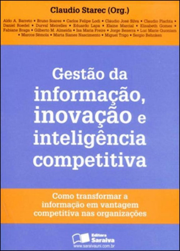 Gestao Da Informação, Inovação E Inteligência Competiti