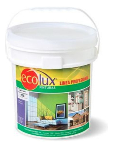 Pintura Latex Al Agua Multipropósito Int/ext 10lts. Ecolux