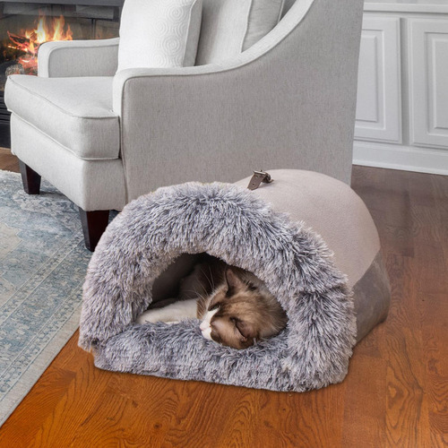 Nido For Gatos Semicerrado, Cama For Gatos, Cueva