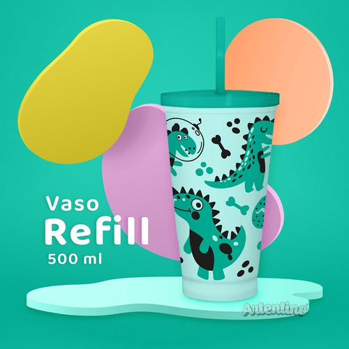 Imagen 8 de 10 de 24 Vaso Reutilizable Sorbete Diseño Artentino Adulto Niño