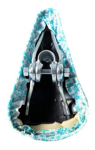 Imagen 5 de 8 de Asiento Para Bicicleta Infantil Rodada 12 Frozen Eternal