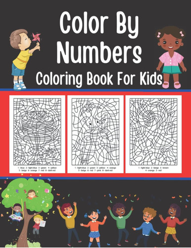 Libro: Color By Numbers Coloring Book For Kids: Cute Colorin