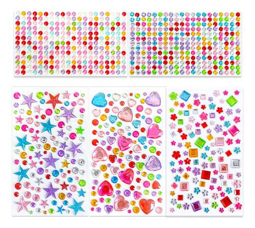 Pegatinas Con Gemas, Diamantes De Imitación, Adornos De Gema