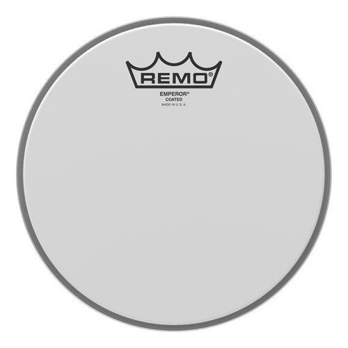 Remo Emperor Coated 8 Parche Arenado Doble Capa Bateria