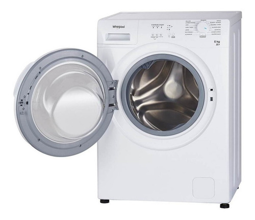 Imagen 3 de 6 de Lavarropas Automático Whirlpool Wnq06a Blanco 6kg 220 v