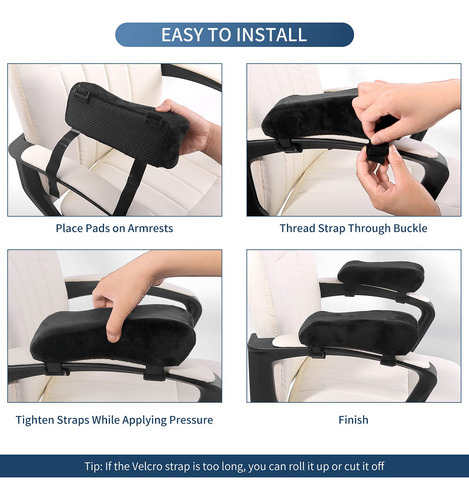 Almohadillas Ergonómicas Para Reposabrazos De Silla