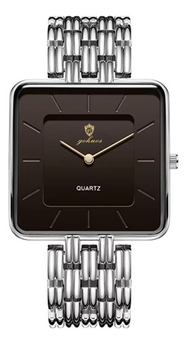 Reloj De Cuarzo Cuadrado De Negocios De Moda Para Hombre
