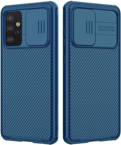 Capa protetora de câmera Nillkin Nillkin para Samsung Galaxy A72 4g/5g de vidro azul