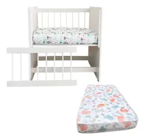Comprar Cuna 5 En 1 Colecho Con Baranda Desmontable Y Colchon