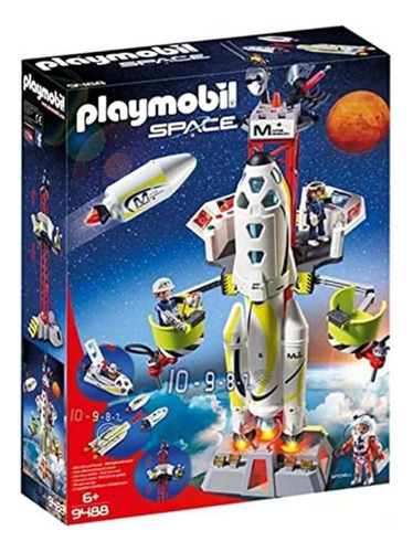 Playmobil 9488 Cohete Misionero Con Sitio De Lanzamiento 