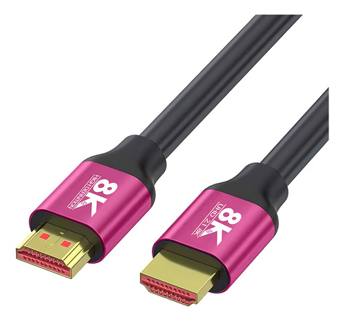 Salaron Cable Hdmi 2.1 2 Metros/8k 60hz/4k 120hz/ Uhd 48gbps