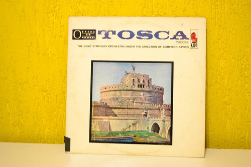 Disco Opera Tosca De Puccini Version Reducida 1 Solo Disco