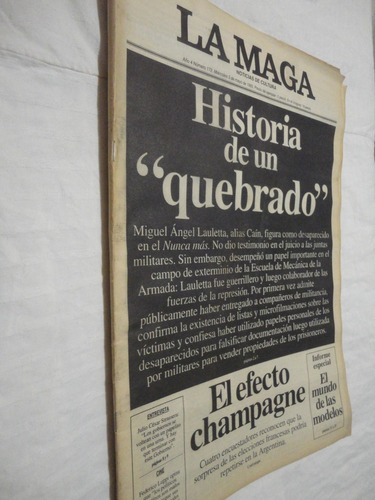 Revista La Maga Mayo 1995- Historia De Un `` Quebrado ``