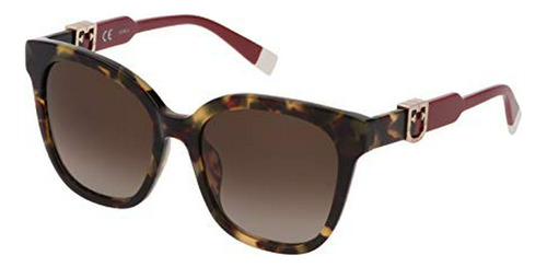 Lentes De Sol - Sunglasses Furla Sfu 338 Tortoise 0741