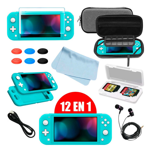 Nintendo Switch Lite 12 En 1 Superkit De Accesorios